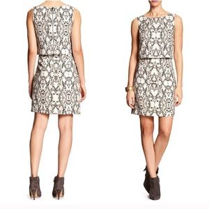 Banana Republic Print “Crop” Dress, Size 4